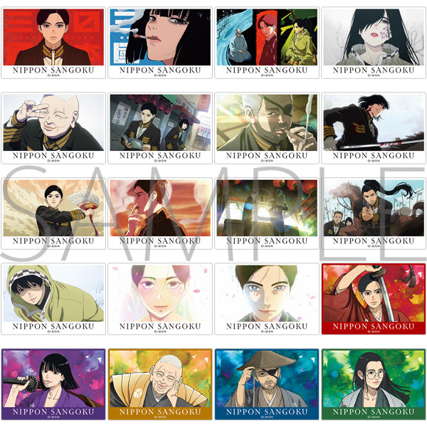 (Goods - Card) Nippon Sangoku Clear Sheet Collection (Blind Box -Single)
