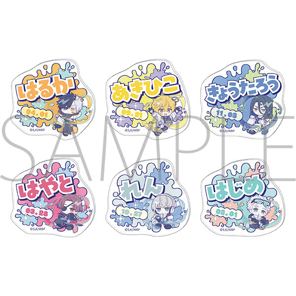(Goods - Badge) WIND BREAKER Onamae Badge Collection / Pastel Pop (Blind Box -Single)