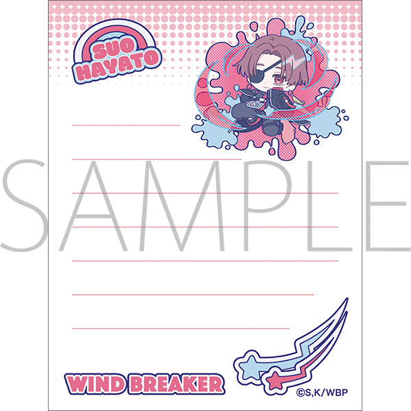 (Goods - Notepad) WIND BREAKER Book-shaped Notepad / Hayato Suo Pastel Pop