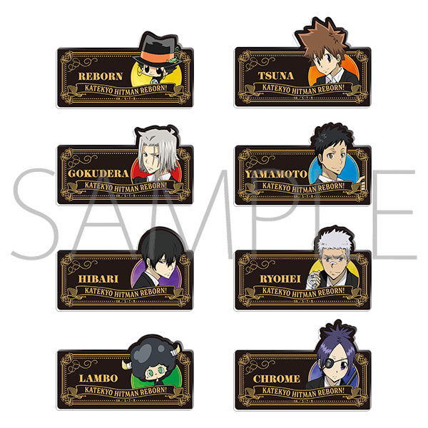 (Goods - Badge) REBORN! Onamae Badge Collection / A (Blind Box -Single)