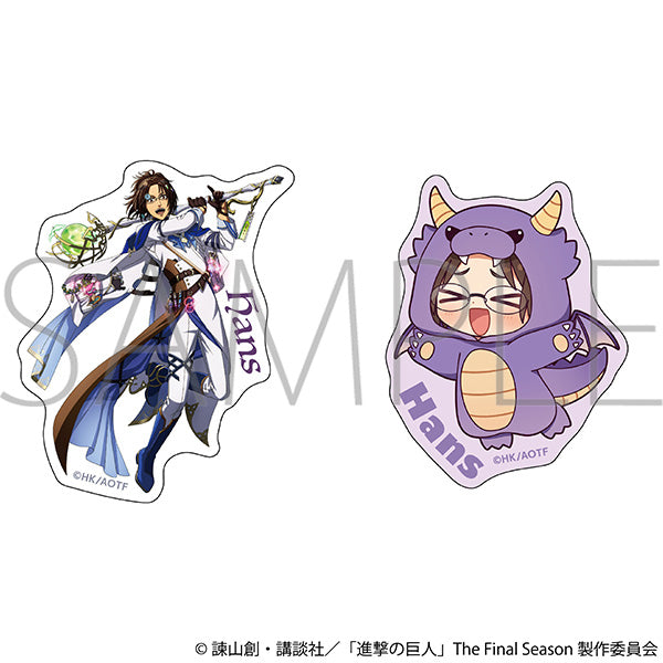 (Goods - Sticker) Attack on Titan Sticker Set / Hans