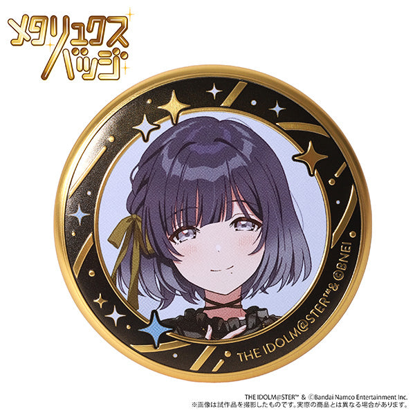 (Goods - Badge) Gakuen iDOLM@STER Metallux Badge / Misuzu Hataya ECLIPSE LIGHT