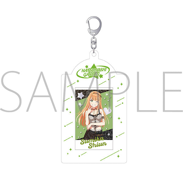(Goods - Bromide) Gakuen iDOLM@STER Cheki & Cheki Holder Set / Sumika Shiun ECLIPSE LIGHT