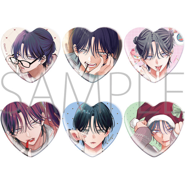 (Goods - Badge) Spring Storm and Monster Lots of Kaya-kun Chara Badge Collection (Blind Box -Single)