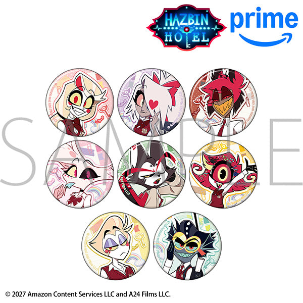 (Goods - Badge) Hazbin Hotel Chara Badge Collection / A After School (Blind Box -Single)