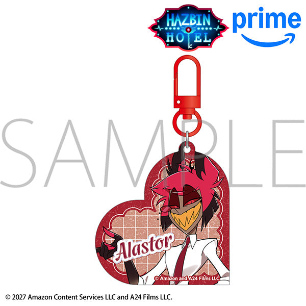 (Goods - Keychain) Hazbin Hotel Acrylic Keychain / Alastor After School
