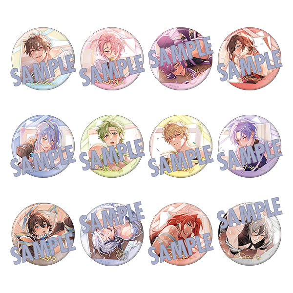 (Goods - Keychain) NU: Carnival Holographic Character Badge Collection / Ribbon Ver. (Blind Box -Single)
