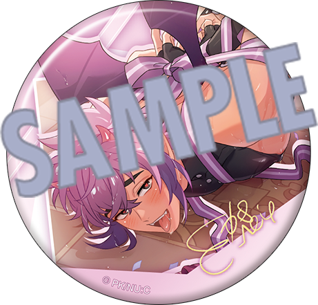 (Goods - Keychain) NU: Carnival Holographic Character Badge Collection / Ribbon Ver. (Blind Box -Single)