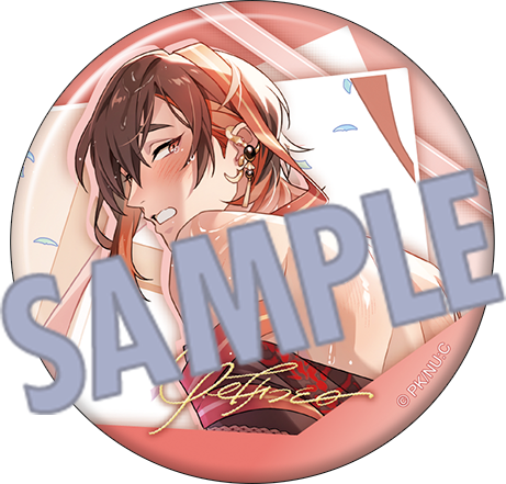 (Goods - Keychain) NU: Carnival Holographic Character Badge Collection / Ribbon Ver. (Blind Box -Single)