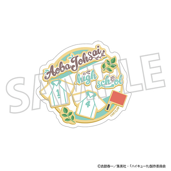 (Goods - Sticker) Haikyu!! Sticker / Cookie Aoba Johsai High