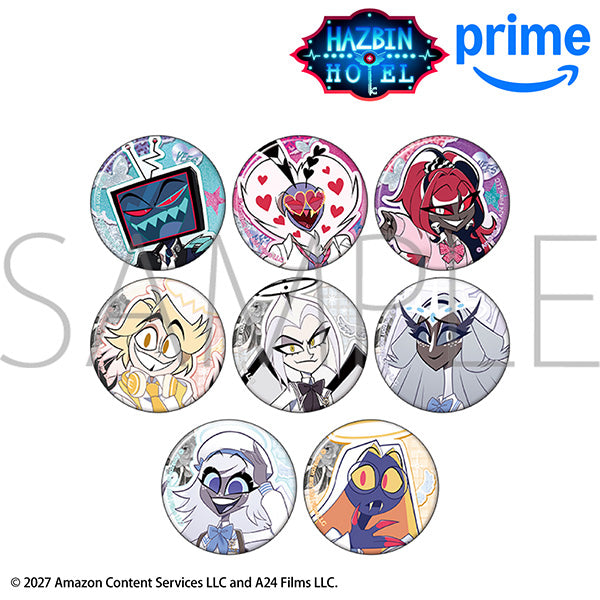 (Goods - Badge) Hazbin Hotel Chara Badge Collection / B After School (Blind Box -Single)