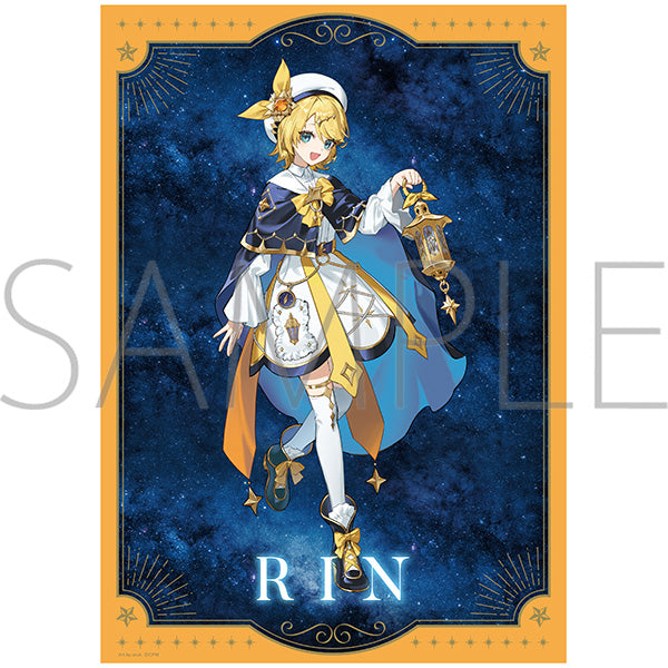 (Goods - Tapestry) Hatsune Miku Series A3 Clear Poster / Kagamine Rin