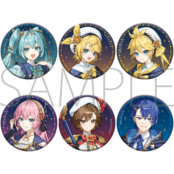 (Goods - Badge) Hatsune Miku Series Glitter Chara Badge Collection (Blind Box -Single)