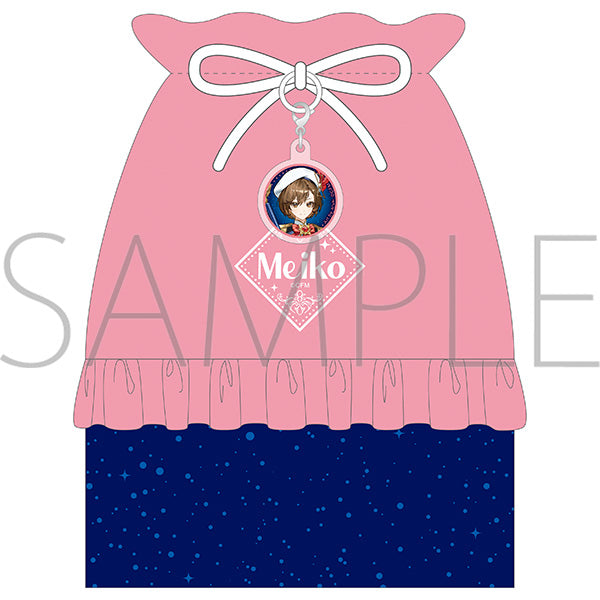 (Goods - Drawstring Pouch) Hatsune Miku Series Drawstring Pouch w/Acrylic Charm / MEIKO