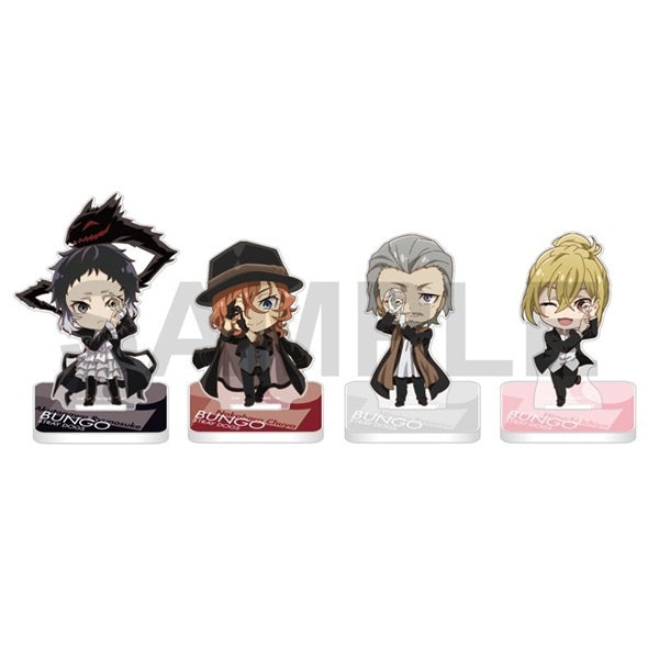 (Goods - Acrylic Stand) Bungo Stray Dogs Trading Mini Acrylic Stand 9th Anniversary (Blind Box -Single)