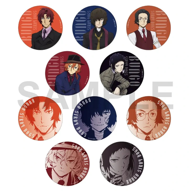 (Goods - Badge) Bungo Stray Dogs Trading Character Badge AGF 2020 (Blind Box -Single)