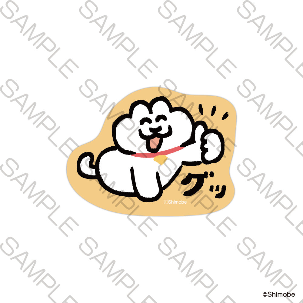 (Goods - Sticker) Neko to Shimobe Sticker - Thumbs-up