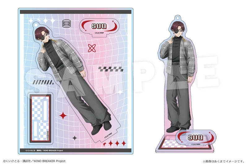 (Goods - Acrylic Stand) TV Anime WIND BREAKER Iridescent Acrylic Figure Ver. Y2K Style 03 Hayato Suo