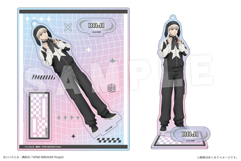 (Goods - Acrylic Stand) TV Anime WIND BREAKER Iridescent Acrylic Figure Ver. Y2K Style 05 Ren Kaji