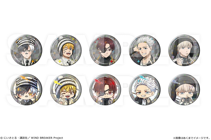 (Goods - Badge) TV Anime WIND BREAKER Trading Holographic Button Badge Ver. Y2K Style (Blind Box -Single)