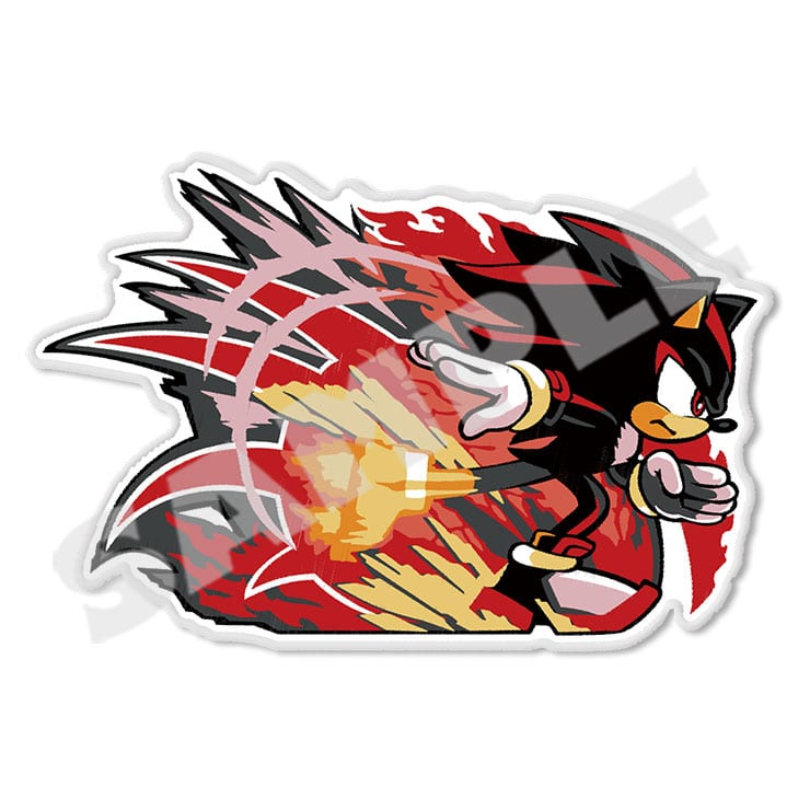 (Goods - Patch) Sonic Racing: CrossWorlds Iron-on Embroidered Patch Shadow