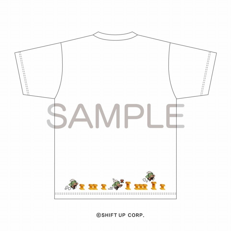 (Goods - Shirt) GODDESS OF VICTORY: NIKKE T-shirt RUNNING SODA! White Size XL