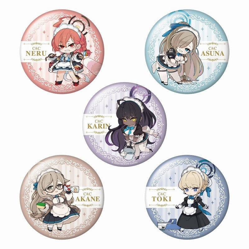 (Goods - Badge) Blue Archive Trading Chibi Button Badge vol. 1 3.5th Anniversary POP UP STORE (Blind Box -Single)