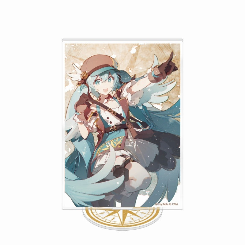 (Goods - Acrylic Stand) Nendoroid Hatsune Miku 100th Commemorative Exhibition Acrylic Stand (D)