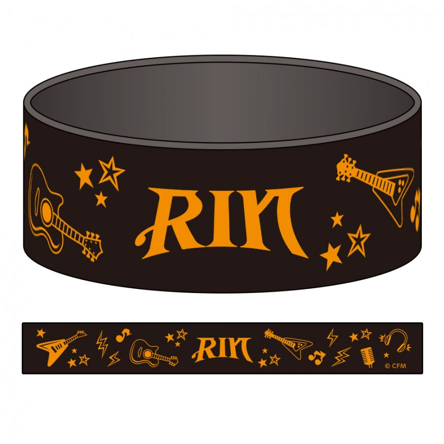 (Goods - Accessory) VOCALOID Rubber Wristband Band Ver. Kagamine Rin