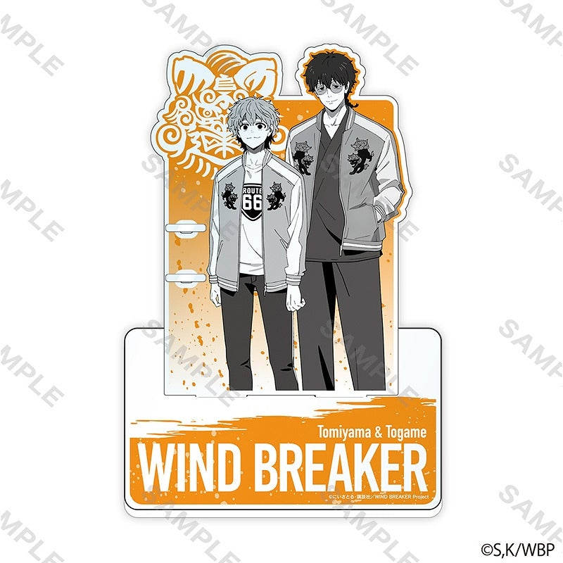 (Goods - Pen Stand) WIND BREAKER Acrylic Pen Stand Monochrome (Tomiyama & Togame)