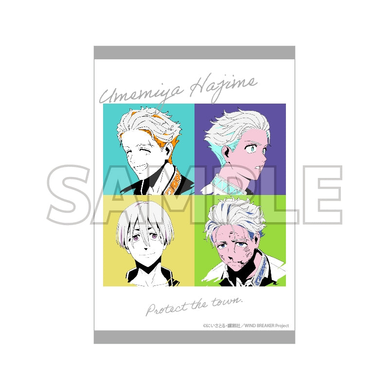 (Goods - Postcard) WIND BREAKER Postcard Pop Art (Hajime Umemiya)