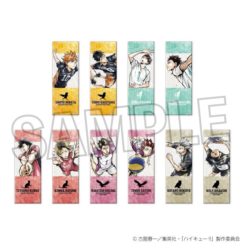 (Goods - Badge) Haikyu!! Trading Long Button Badge Fierce Battle!! BOX (Blind Box -Single)