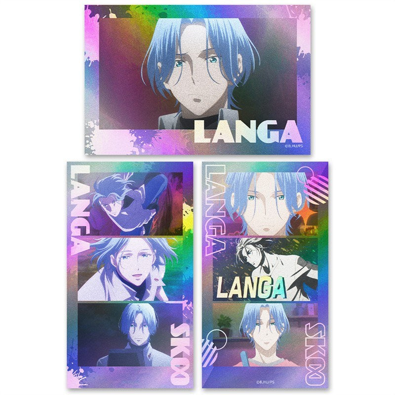 (Goods - Sticker) SK8 the Infinity Thumbnail Sparkle Sticker Set Langa Hasegawa
