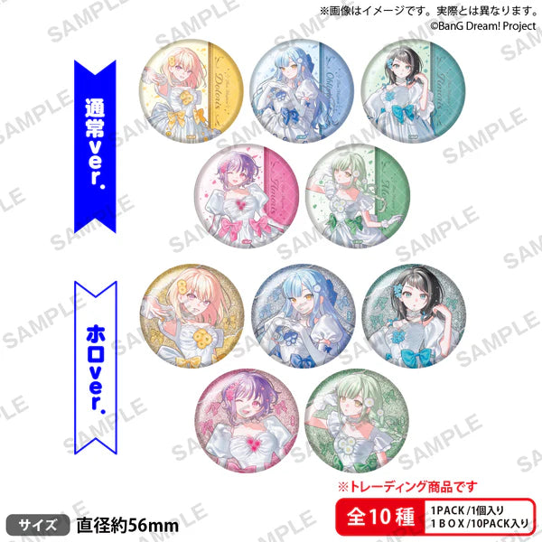 (Goods - Badges) BanG Dream! Trading Badge Nishiki Hanayume (Blind Box -Single)