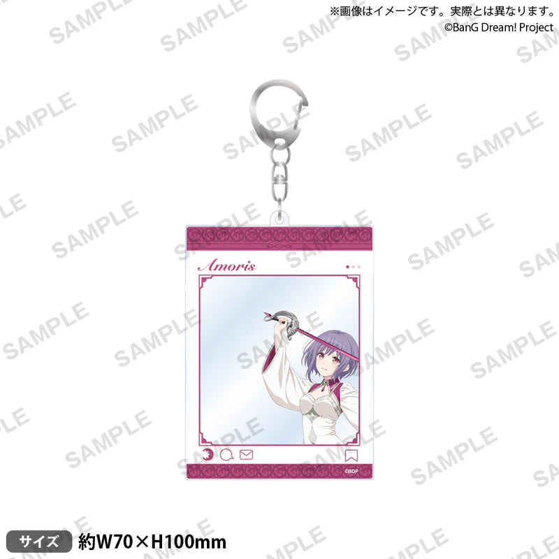 (Goods - Keychain) BanG Dream! SNS-Style Acrylic Keychain Amoris: Knight Ver.