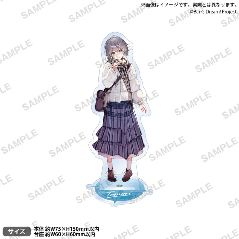 (Goods - Acrylic Stand) BanG Dream! Acrylic Stand Winter Travel Ver. Tomoro Takamatsu