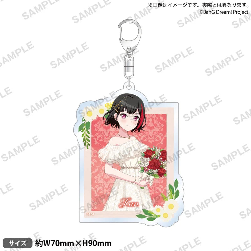 (Goods - Keychain) BanG Dream! Afterglow Acrylic Keychain Flower Garden Ver. (5 Types)