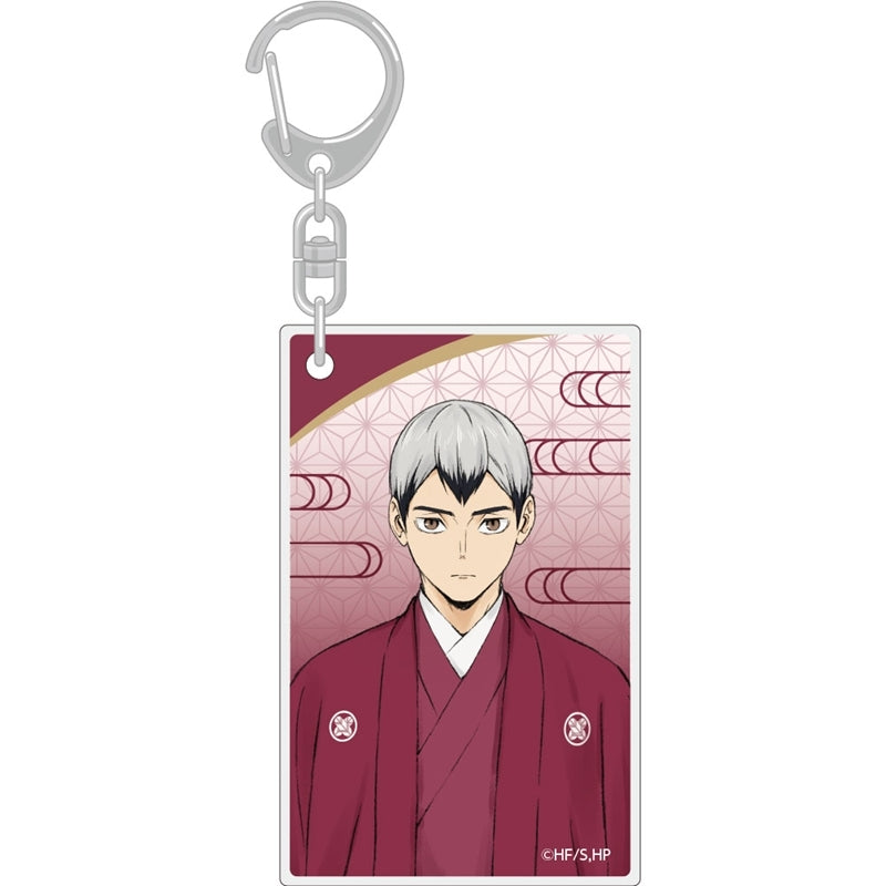 (Goods - Key Chain) Haikyu!! Acrylic Key Chain Shinsuke Kita Karasuno/Inarizaki New Year Ver.