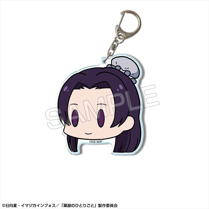 (Goods - Keychain) TV Anime The Apothecary Diaries Big Acrylic Keychain (Yuruchima) Design 03 (Jinshi)