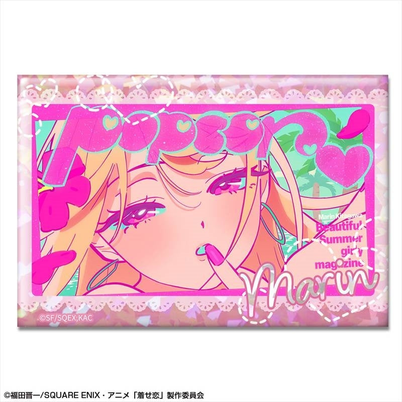 (Goods - Badge) TV Anime My Dress-Up Darling Season 2 Holographic Button Badge Ending Ver. Design 09 (Marin Kitagawa H)