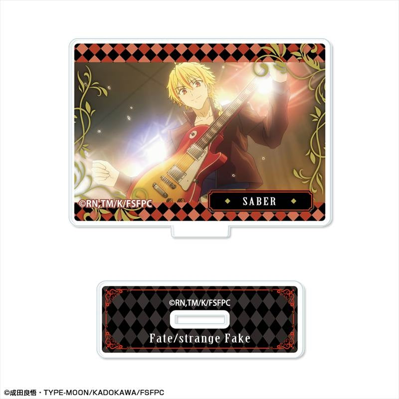 (Goods - Acrylic Stand) TV Anime Fate/strange Fake Mini Acrylic Stand Design 04 (Saber/B)