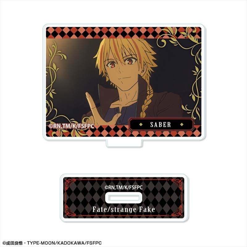 (Goods - Acrylic Stand) TV Anime Fate/strange Fake Mini Acrylic Stand Design 05 (Saber/C)