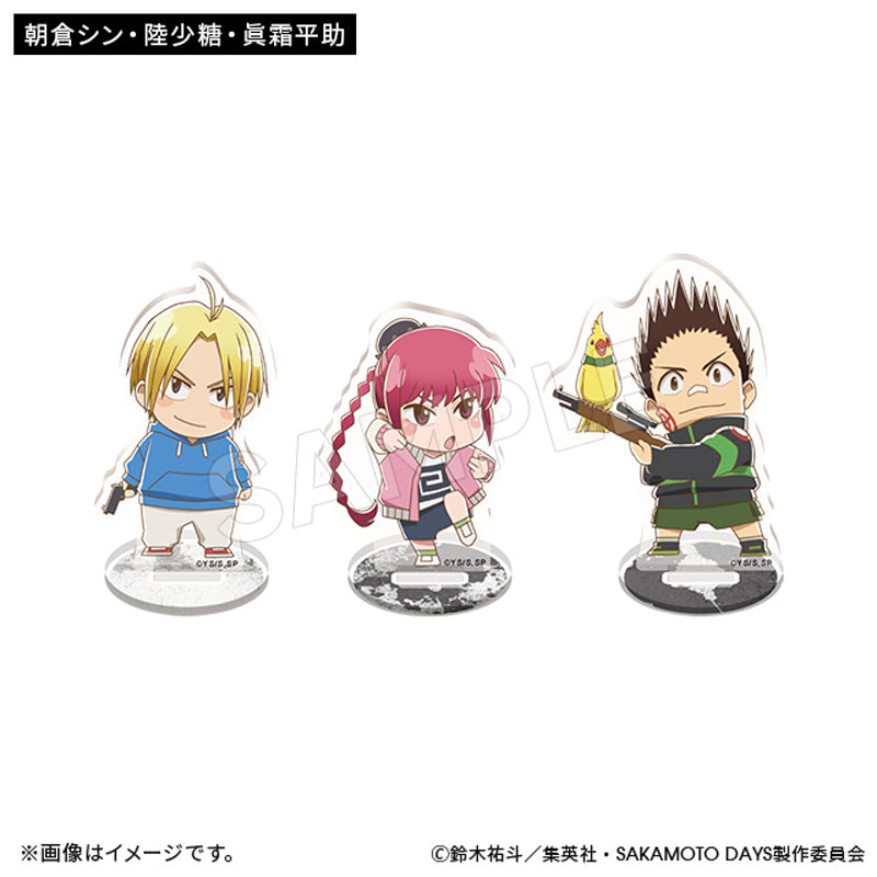(Goods - Stand Pop) SAKAMOTO DAYS Acrylic Stand Set (Shin Asakura, Lu Xiaotang, Heisuke Mashimo)