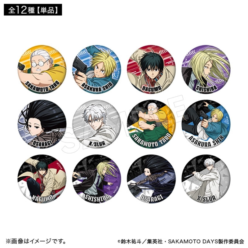 (Goods - Badge) SAKAMOTO DAYS Blind Button Badge Action ver. (12 Types Total) (Blind Box -Single)