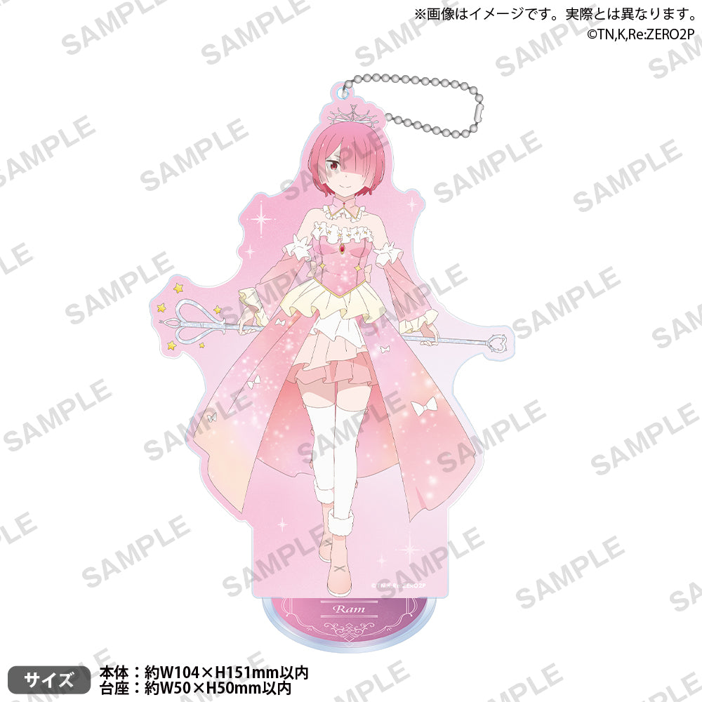 Re:Zero] Acrylic Stand Keychain Ram and Rem's Birthday Life 2024