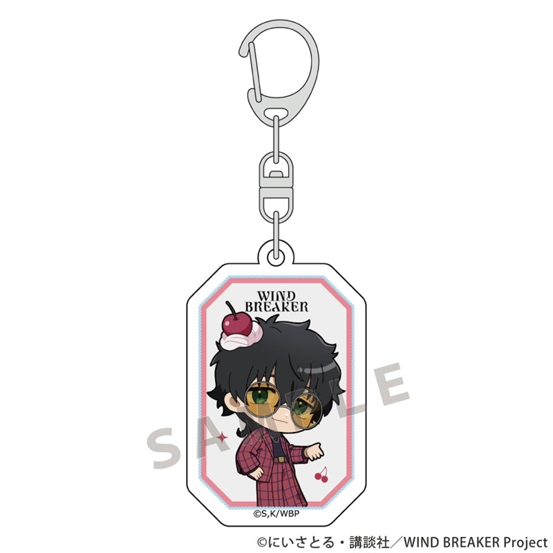(Goods - Keychain) WIND BREAKER Acrylic Keychain (Jo Togame/Whipped Cream & Cherry )