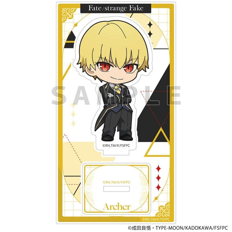 (Goods - Acrylic Stand) Fate/strange Fake Acrylic Stand (Archer/Maids & Butlers)