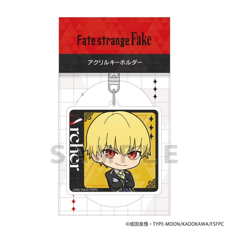 (Goods - Keychain) Fate/strange Fake Acrylic Keychain (Archer/Maids & Butlers)