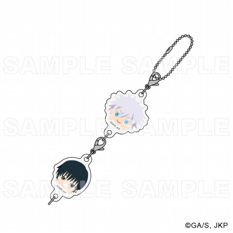 (Goods - Keychain) Jujutsu Kaisen Chokotte! Multi-Part Acrylic Keychain Hidden Inventory / Premature Death (Gojo, Toji)