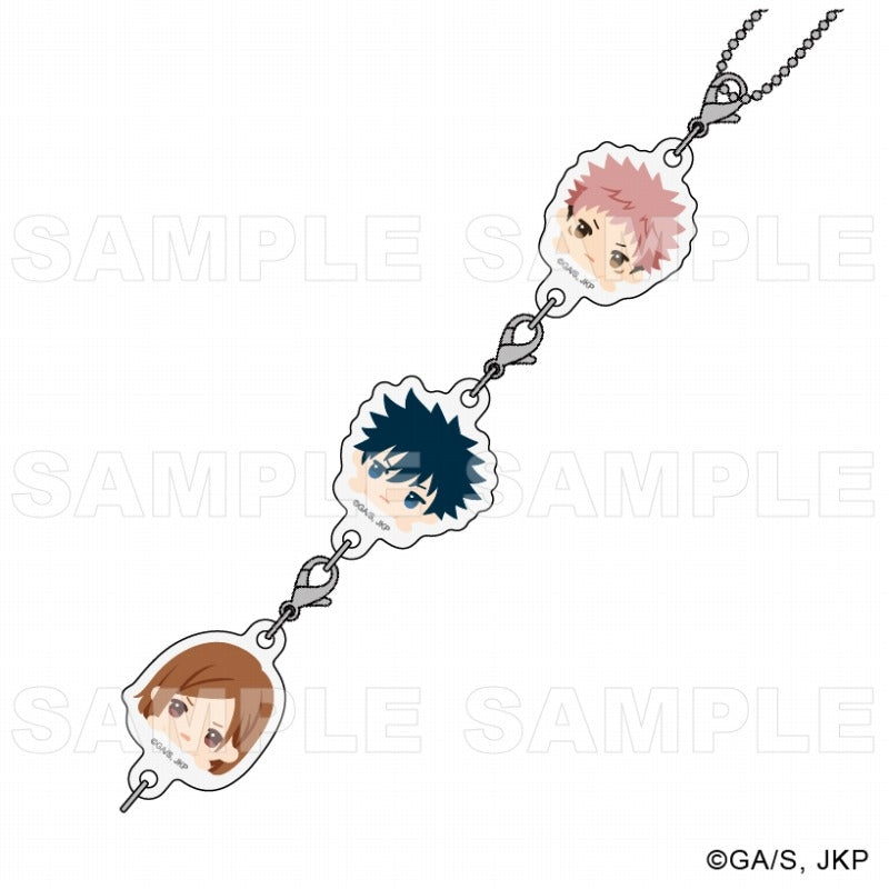 (Goods - Keychain) Jujutsu Kaisen Chokotte! Multi-Part Acrylic Keychain Shibuya Incident (Itadori, Fushiguro, Kugisaki)